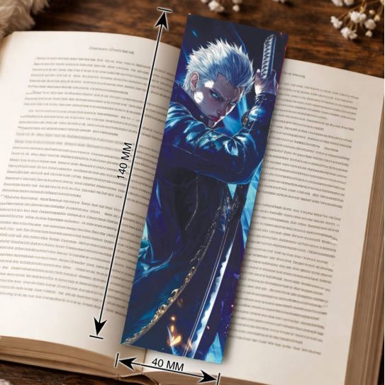 Закладка 4х14см Devil May Cry 1