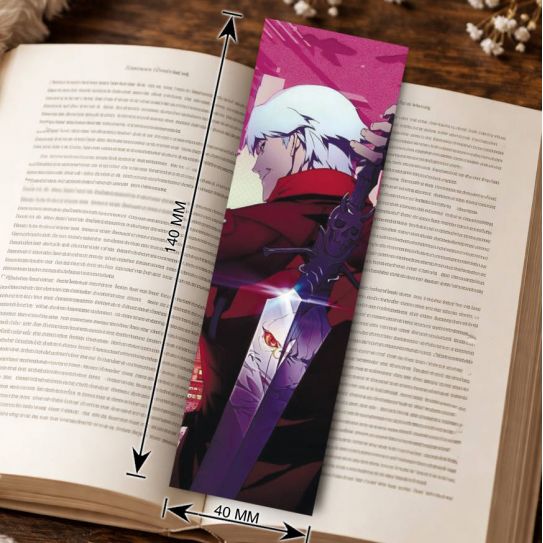 Закладка 4х14см Devil May Cry 4