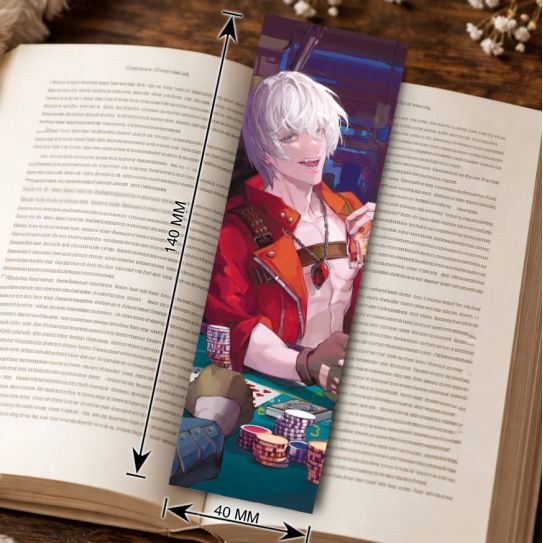 Закладка 4х14см Devil May Cry 5