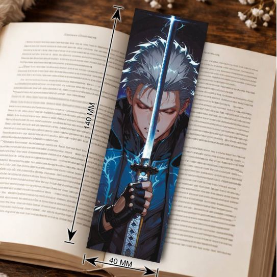 Закладка 4х14см Devil May Cry 7