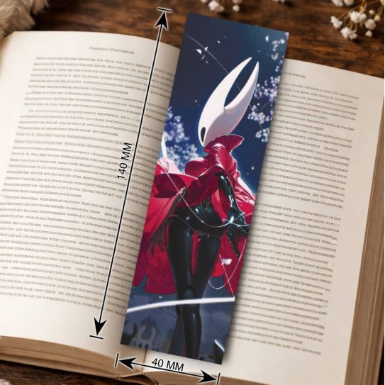 Закладка 4х14см Hollow Knight 2