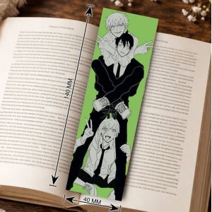 Закладка 4х14см Человек-Бензопила 6