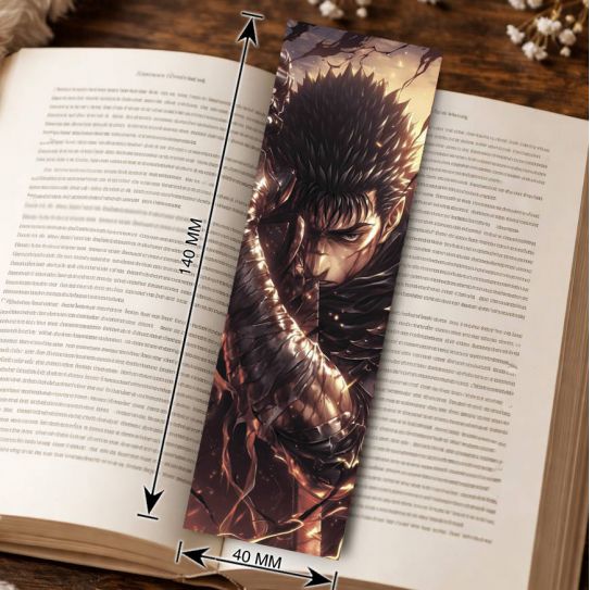 Закладка 4х14см Берсерк 6