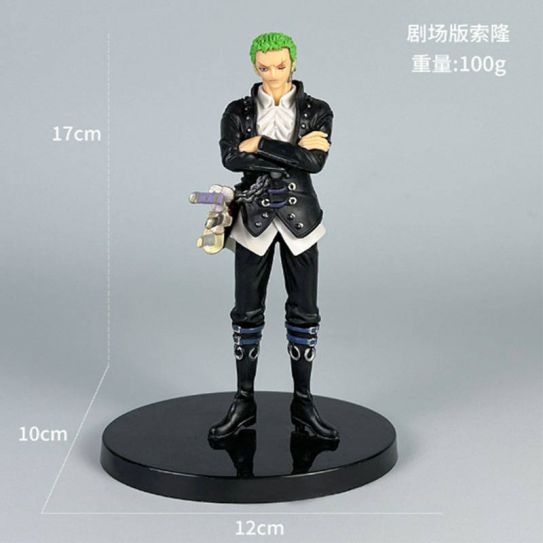 Аниме фигурка Ван пис Ророноа Зоро стоит (17 см.) (цветная коробка)