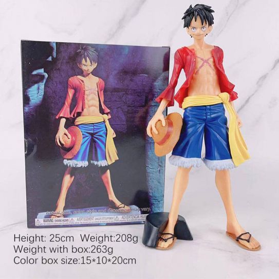 Аниме фигурка Ван Пис Луффи снял шляпу (24 см.)