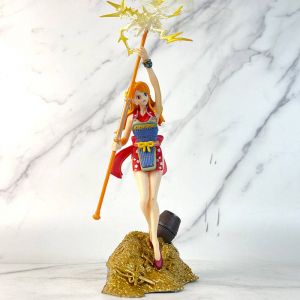 Аниме фигурка Ван пис Нами с жезлом 2 (цветная коробка)