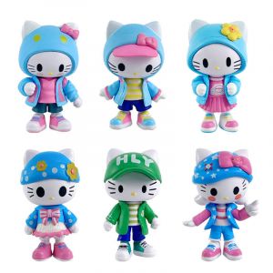 Набор фигурок из 6-и штук Хеллоу китти в костюмах (пластиковый пакет)