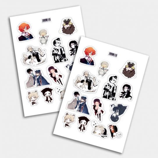 Стикеры А5 для ручной вырезки №0015 "Псы"