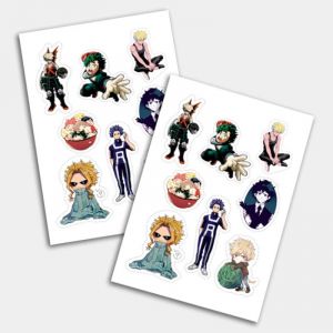 Стикеры А5 для ручной вырезки №0027 "Геройка"