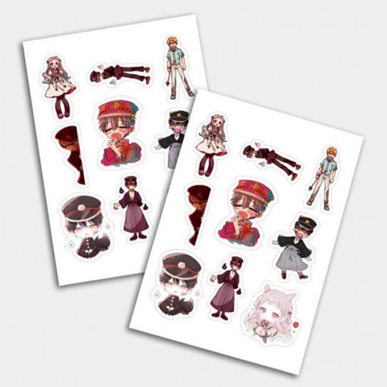 Стикеры А5 для ручной вырезки №0028 "Ханако Кун"