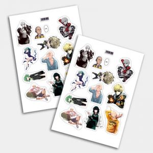 Стикеры А5 для ручной вырезки №0052 "Ванпачмен"