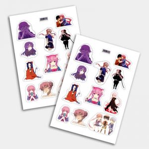 Стикеры А5 для ручной вырезки №0054 "Дневник Будущего"