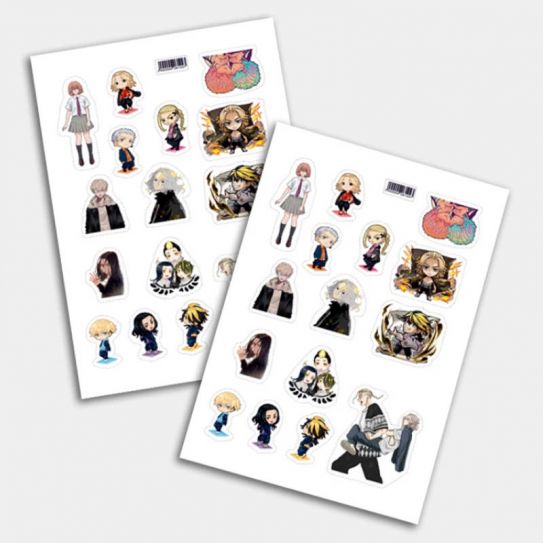 Стикеры А5 для ручной вырезки №0086 "Токийские Мстители"