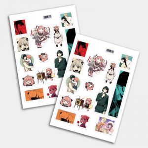 Стикеры А5 для ручной вырезки №0145 "Семья Шпиона"