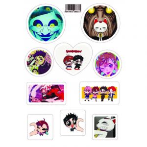 Стикеры А5 для ручной вырезки №0244