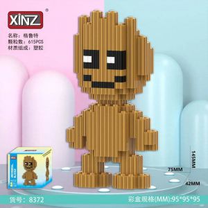 3Д конструктор из мини блоков XINZ Грут голуб.кор (615 блока)