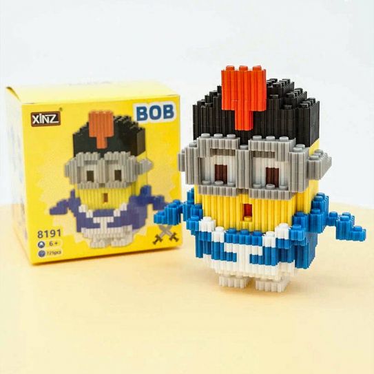 3Д конструктор из мини блоков XINZ Миньон жел.кор (725 блока)