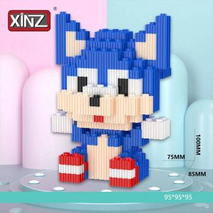 3Д конструктор из мини блоков XINZ Соник 1 (549 блока)