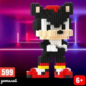 3Д конструктор из мини блоков XINZ Соник 3 Шэдоу (599 блока)