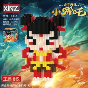 3Д конструктор из мини блоков XINZ Нэчжа 1 (661 блока)