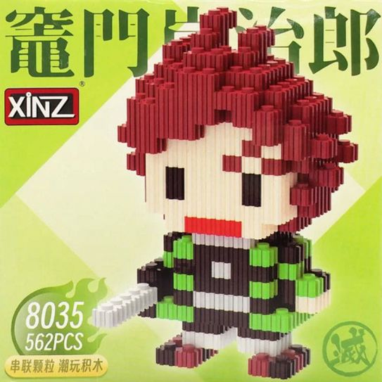 3Д конструктор из мини блоков XINZ Клинок рассекающий демонов 7 Таджиро Камадо (562 блока)