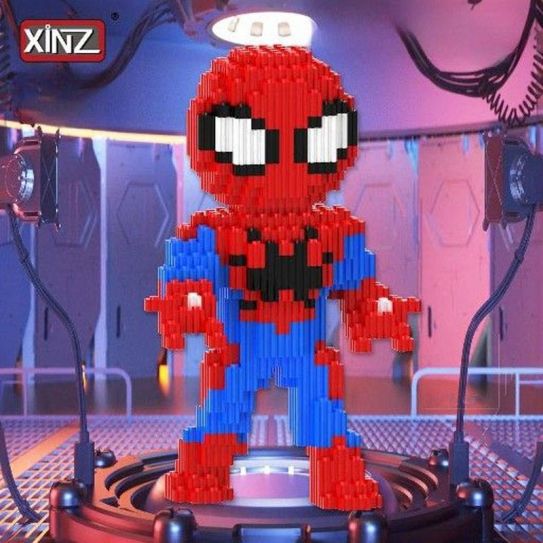 3Д конструктор из мини блоков XINZ Человек паук 2 (481 блока)