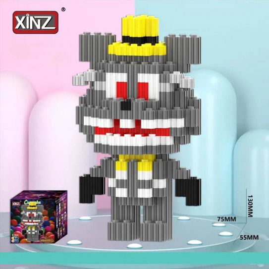 3Д конструктор из мини блоков XINZ Фредди 3 Фредди (607 блока)