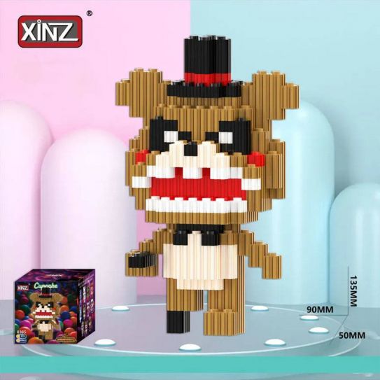 3Д конструктор из мини блоков XINZ Фредди 4 Фредди (606 блока)