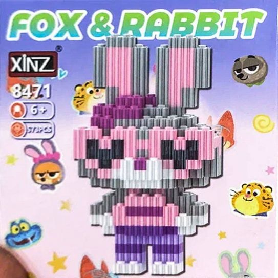 3Д конструктор из мини блоков XINZ Зверополис 5 Джуди (573 блока)