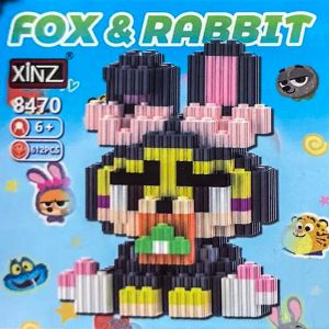 3Д конструктор из мини блоков XINZ Зверополис 7 Фенёк (612 блоков)