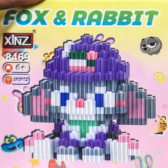 3Д конструктор из мини блоков XINZ Зверополис 8 Джуди (585 блока)