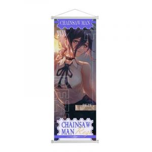 Гобелен 24 на 74 см Человек бензопила 1