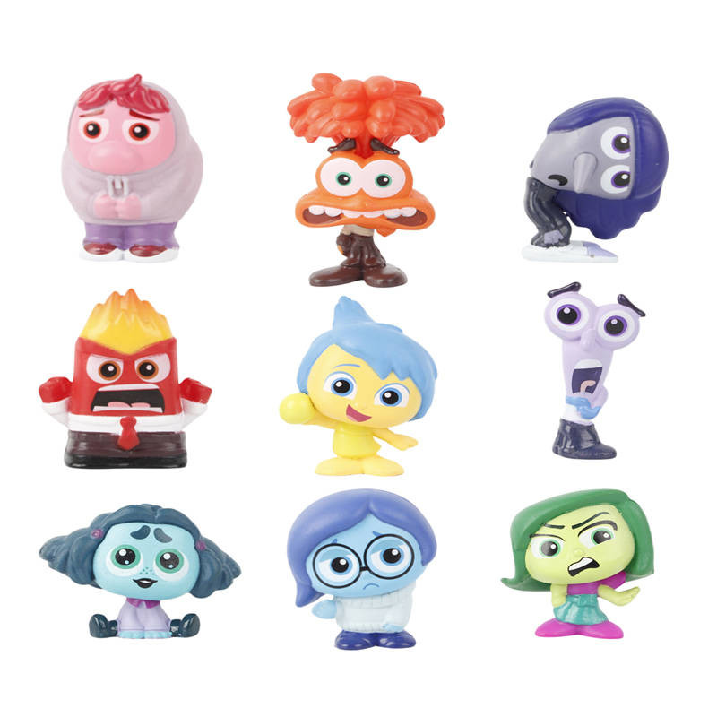 Набор фигурок из мультфильма Головоломка из 9-и штук (упаковка пакет)