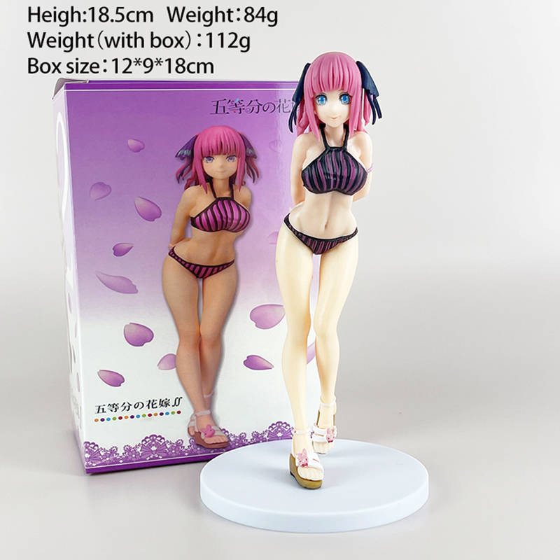 Аниме фигурка Пять невест - Нино Накано (19см) (цветная коробка)