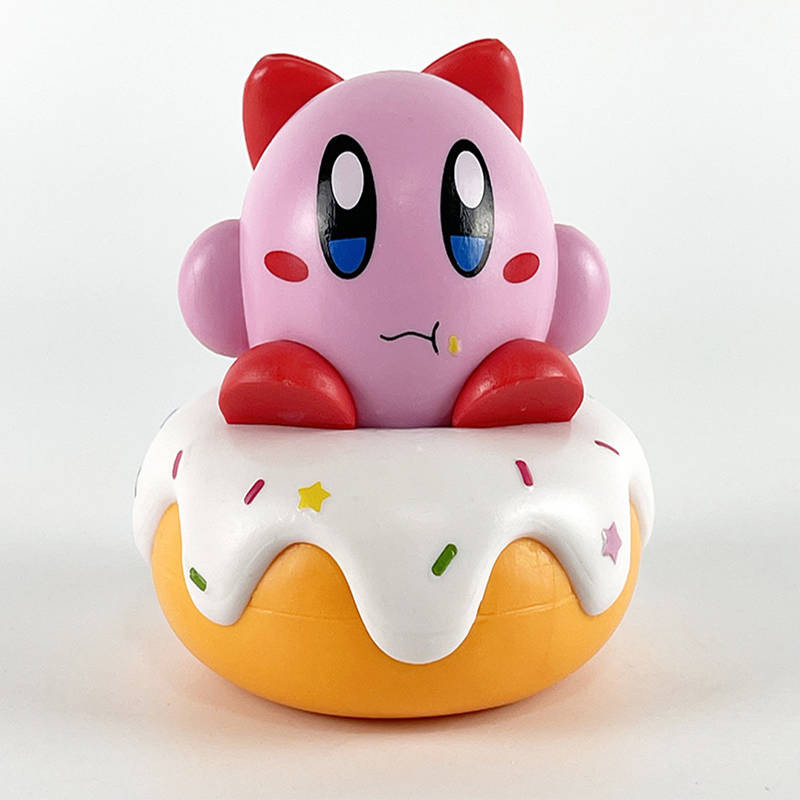 Аниме фигурка Kirby Star на пончике (упаковка пакет)