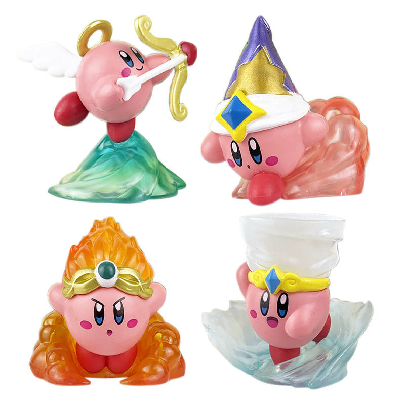 Набор аниме фигурок Kirby Star 5 из 4-х штук (пластиковый пакет)