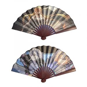 Веер деревянный 60 на 33 см ARKKNIGHT