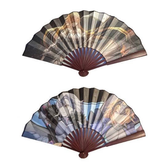 Веер деревянный 60 на 33 см ARKKNIGHT