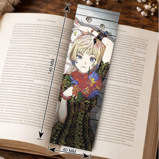 Закладка 4х14см Брачный токсин 6