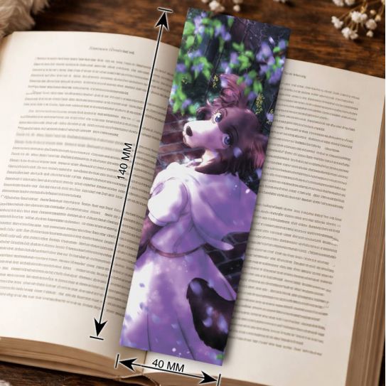 Закладка 4х14см Выдающиеся звери 4