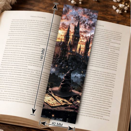 Закладка 4х14см Гарри Поттер 2