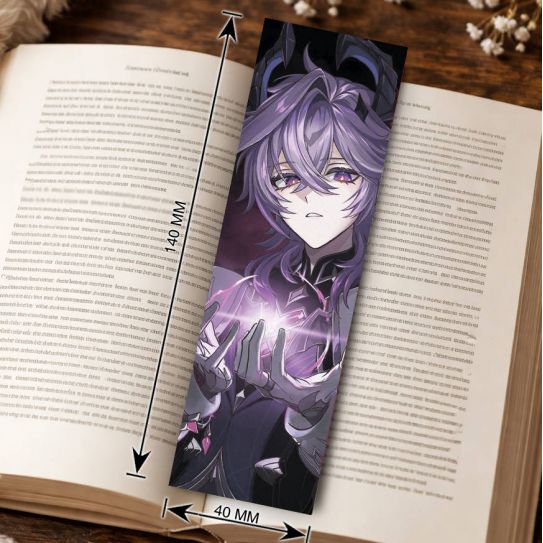 Закладка 4х14см Геншин Genshin Impact 2