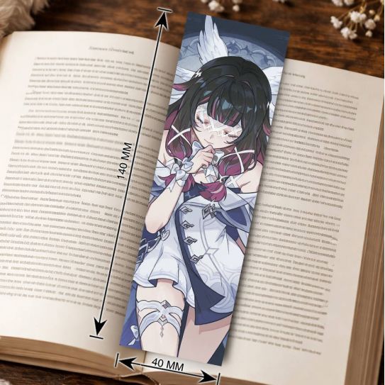 Закладка 4х14см Геншин Genshin Impact 11