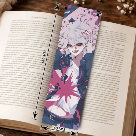 Закладка 4х14см Данганронпа 7