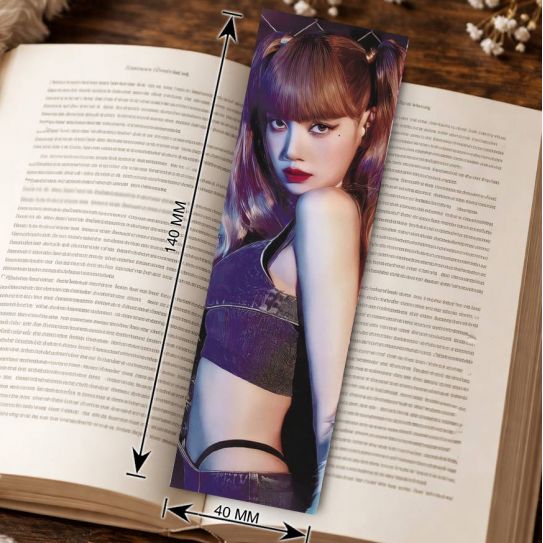 Закладка 4х14см Blackpink 3
