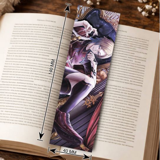 Закладка 4х14см Синяя Тюрьма 4