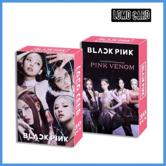 Фотокарточки LOMO CARD K-POP большие одност-ие 30 штук (12 на 8 см) 004 BLACK PINK