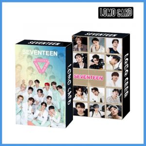 Фотокарточки LOMO CARD K-POP большие одност-ие 30 штук (12 на 8 см) 007 SEVENTEEN