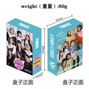 Фотокарточки LOMO CARD K-POP двухст-ие 96 штук (8 на 5 см) 011 TWICE (3)