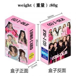 Фотокарточки LOMO CARD K-POP двухст-ие 96 штук (8 на 5 см) 012 (G)I-DLE (1)